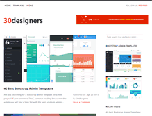 Tablet Screenshot of 30designers.com
